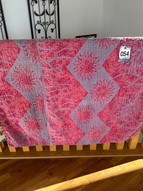 K54 Sun & Mountains Gorgeous Reversible Twin Kantha